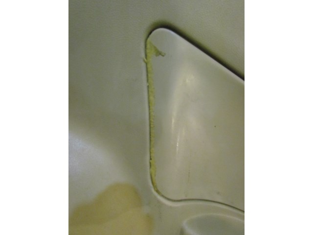 2003 Infiniti G35 Coupe LH Driver Quarter Trim Panel 76901 AM800