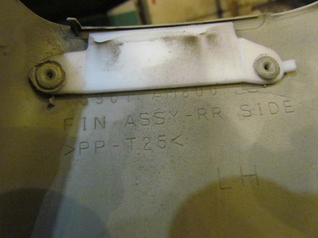 2003 Infiniti G35 Coupe LH Driver Quarter Trim Panel 76901 AM800