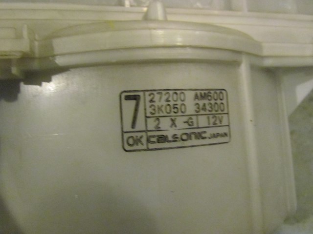 2003 Infiniti G35 Coupe Blower Motor Assy 27200 AM600