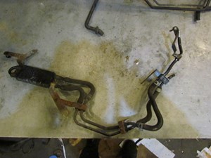 2003 Infiniti G35 Coupe Power Steering Cooler W/ Line Hose Pipe OEM