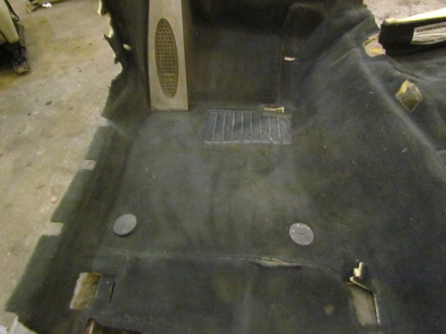 2006 BMW M5 E60 Front Interior Carpet. Shows Minor Wear