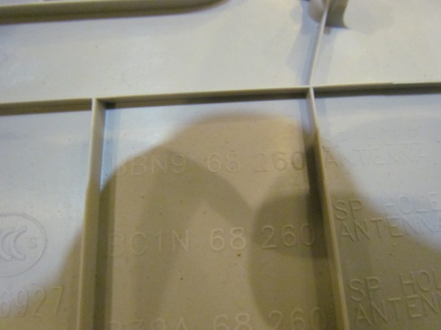 2010 Mazda SPEED3 LH Driver C PIllar Trim BBN9 68 260