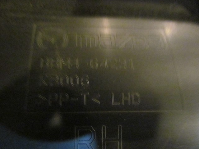 2010 Mazda SPEED3 RH Passenger Center Console Trim BBM4 64231