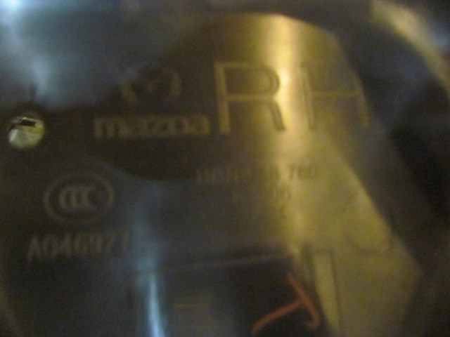 2010 Mazda SPEED3 Rear RH Passenger Trim Panel 