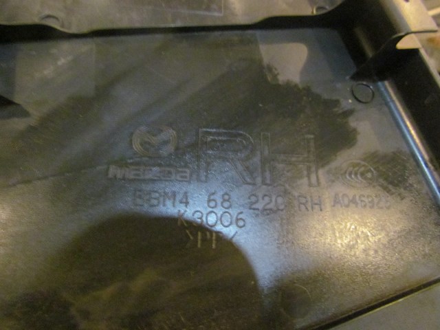 2010 Mazda SPEED3 RH Passenger Lower B Pillar Trim BBM4 68 220