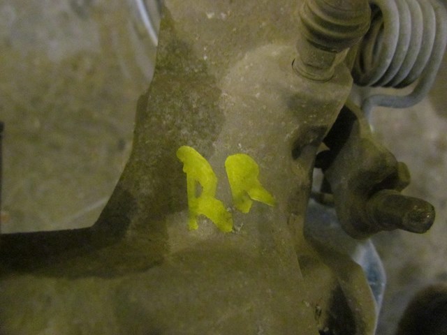 2010 Mazda Mazdaspeed3 RH Passenger Rear Caliper