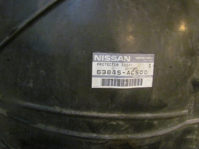 06 Infiniti G35x Sedan Front LH Driver Fender Liner-Front Portion