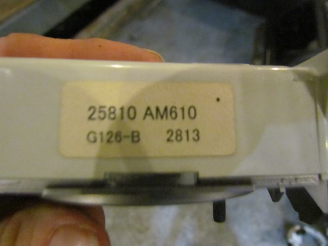 2003 Infiniti G35 Coupe Clock 25810 AM610