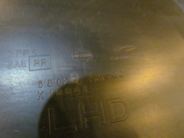 2003 Infiniti G35 Coupe RH Passenger Under Dash Trim 68920 AM600