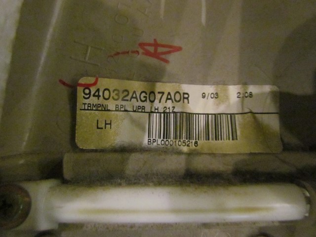 2005 Subaru Legacy GT LH Driver Upper B Pillar Trim 94032AG07A