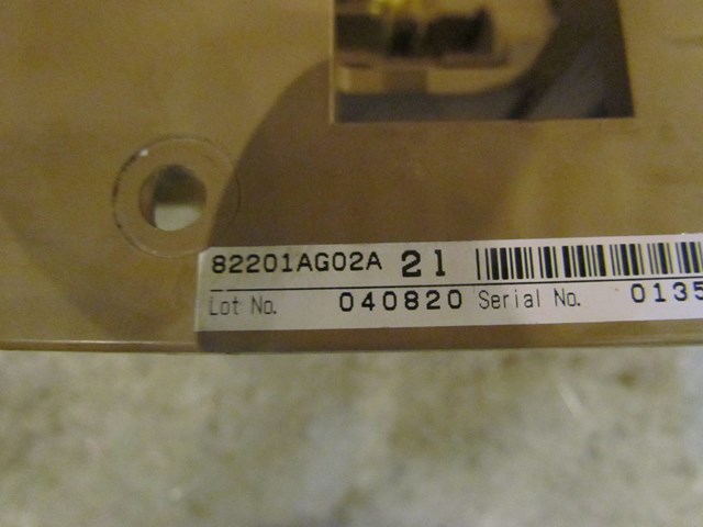 2003 Subaru Legacy GT Fuse Box 82201AG02A