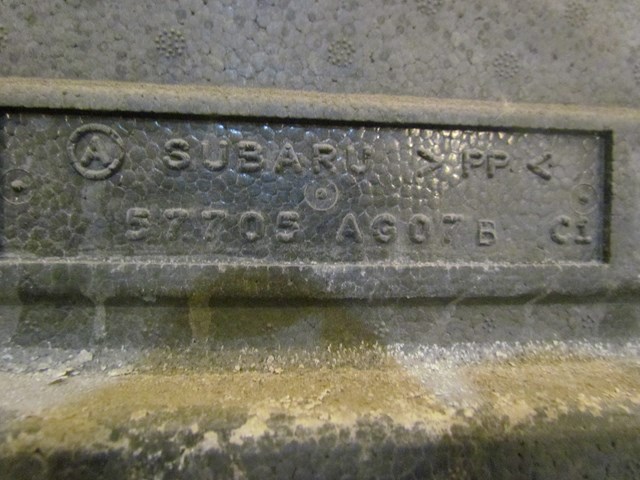 2005 Subaru Legacy GT Rear Bumper Reinforcement Foam 57705 AG07B