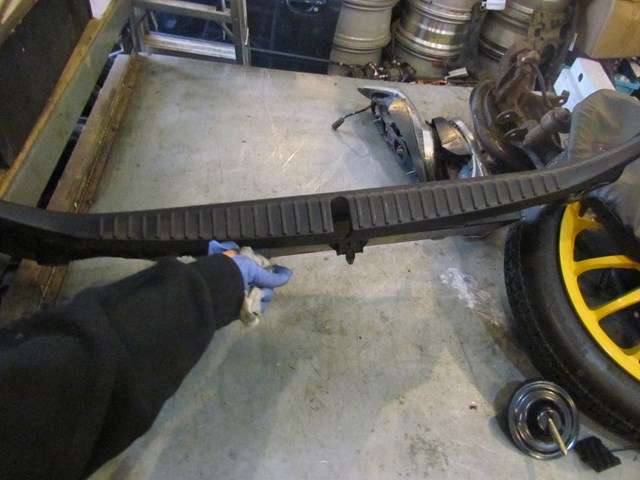 2005 Mazda RX8 Rear Trunk Latch Moulding Trim FE0168891