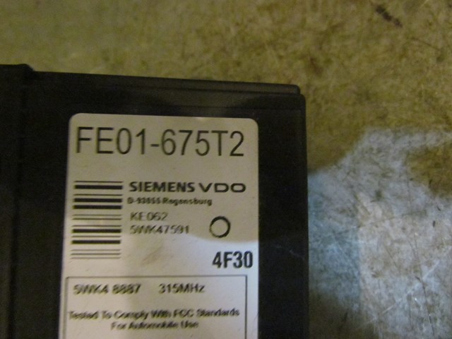 2005 Mazda RX8 Tire Pressure Control Module FE01 675T2