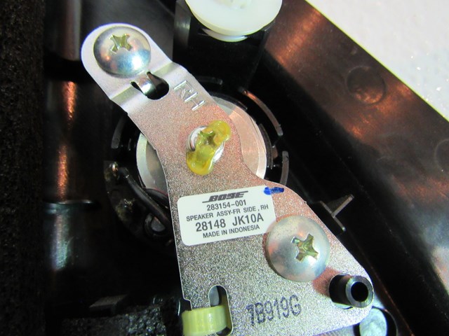 07 08 Infiniti G35 Sedan RH Passenger Sail Panel w/Tweeter 28148 JK10A