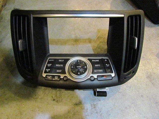 2008 Infiniti G35x Navigation Controls & Bezel 28395 JK65B