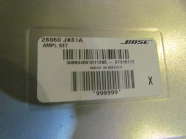 2008 Infiniti G35 Sedan Amplifier Bracket 