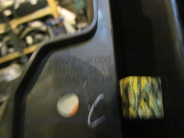 2008 Infiniti G35 Sedan Trunk Pass Through Trim 79922 JK000