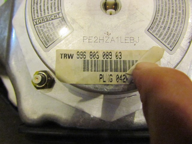 1998 Porsche Boxster Wheel Dash Airbag Set 996 618 219