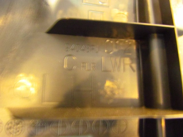 2017 Subaru WRX Rear LH Lower C Pillar Trim Panel 94043FJ012