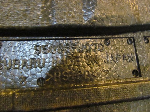 2017 Subaru WRX RH Trunk Spacer Foam 95086FJ070