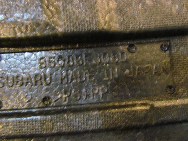  2017 Subaru WRX LH Driver Trunk Spacer Foam 95086FJ080