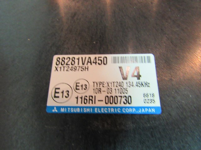 2017 Subaru WRX Integrated Control Module 88281VA450