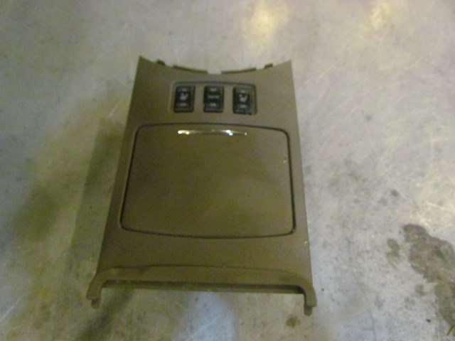 2008 Infiniti G35 Sedan Cup Holder w/Seat Heat Switches-Wheat