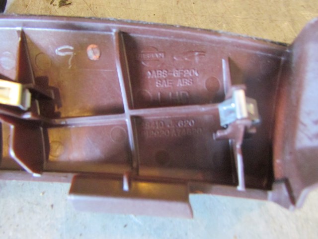 2008 Infiniti G35 Sedan LH Driver Dash Trim Woodgrain 68130 JK60A