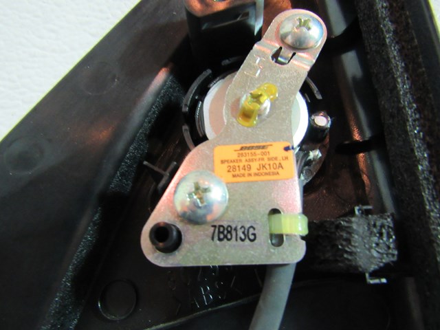 07 08 Infiniti G35 09 10 G37 Sedan LH Driver Sail Panel w/Tweeter 28149 JK10A