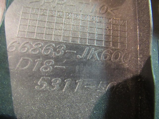 07 08 09 10  Infiniti G35 G37 Sedan LH Driver Wiper Cowl 66863 JK600