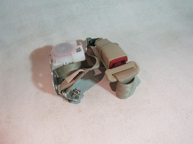 2007 2008 Infiniti G35 Sedan Rear RH Pass Seat Belt & Buckle-Wheat