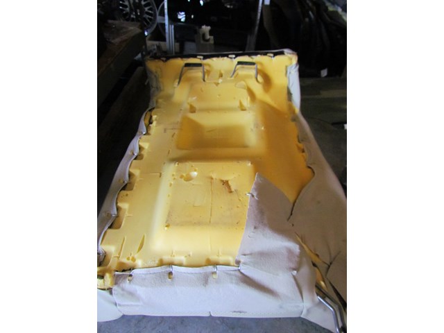 2008 Infiniti G35x Sedan Rear RH Passenger Seat Back Cushion OEM Wheat