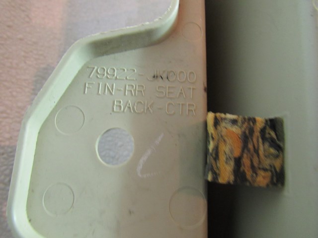 2008 Infiniti G35x Sedan Trunk Pass Through Trim 79922 JK000