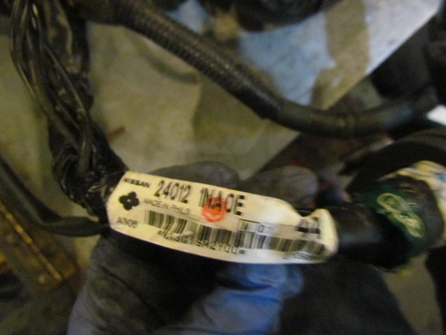 2008 Infiniti G35x Sedan Engine Bay Harness 240121NA0E-Cut Wires