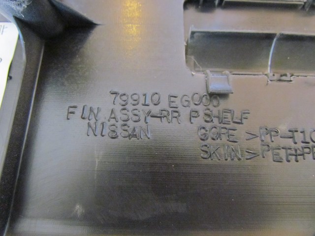 2006 Infiniti M35 M35x Rear Parcel Shelf 79910 EG000