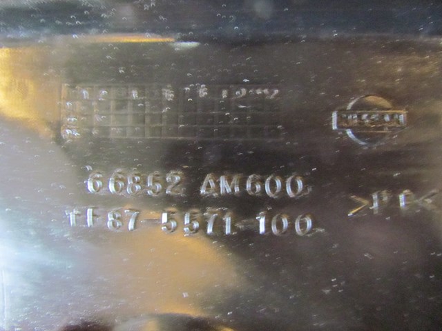 2006 Infiniti M35 M35x Air Inlet Duct 66852 AM600