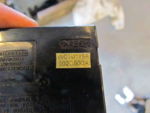 2006 Infiniti M35 M35x Keyless Entry Control Module WC1U119A