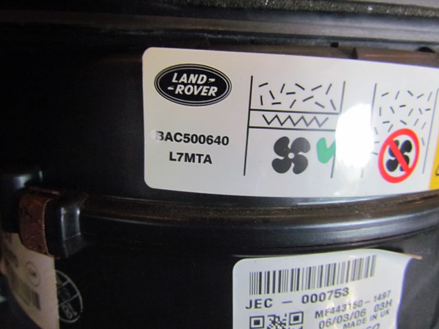 2006 Land Rover LR3 HSE Heater Core Assembly