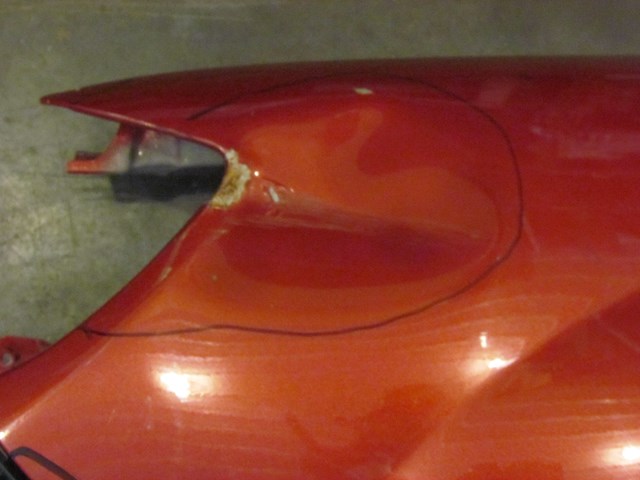 2006 Subaru Forester XT LH Driver Fender (DAMAGED)