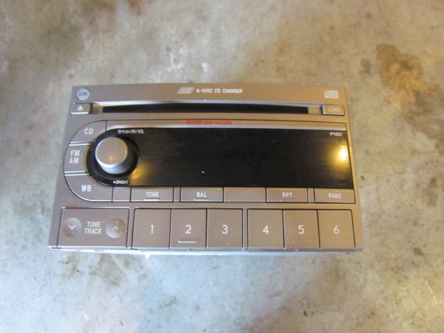 2006 Subaru Forester XT 6 Disc Changer-86201SA110-NO ILLUMINATION