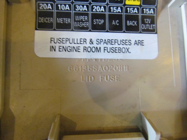 2006 Subaru Forester XT LH Driver Lower Dash Trim Knee