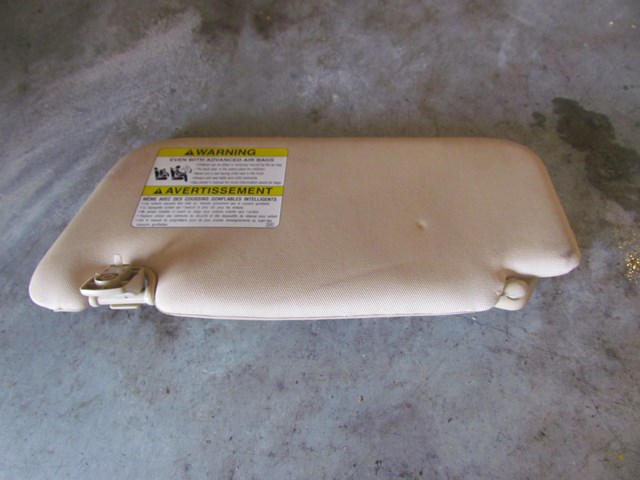 2006 Subaru Forester XT RH Passenger Sun Visor-Tan