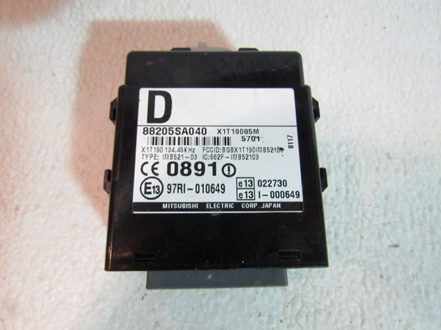 2005 2006 Subaru Forester XT Immobilizer Control Module 88205SA040