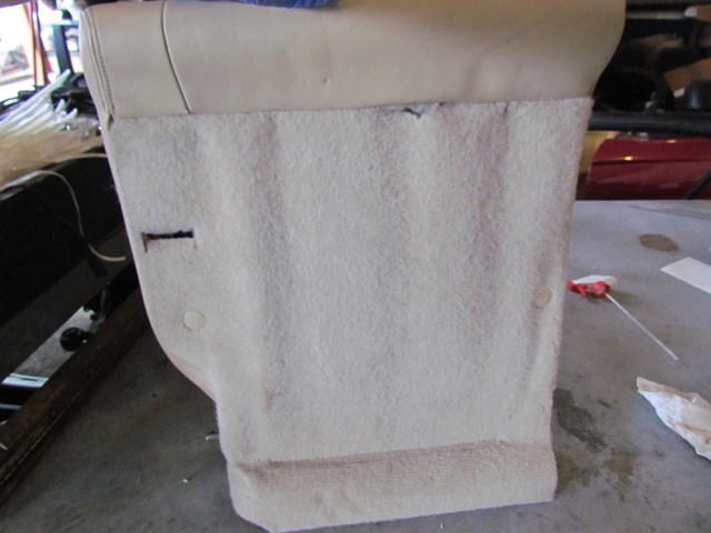 2006 Subaru Forester XT Rear LH Driver Seat Back-Tan Leather