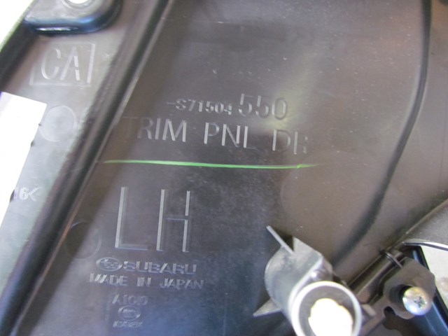 2013 Scion FR-S LH Driver Door Panel