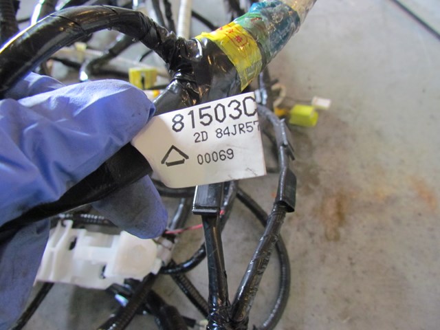 2013 Scion FR-S Rear LH Body Wiring 81503CA050 & 81502CA030