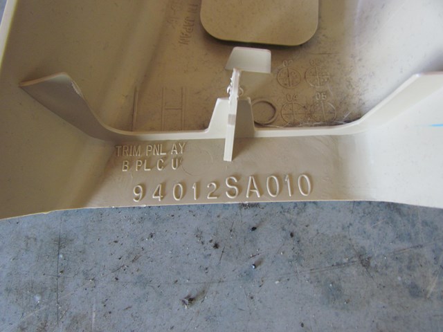 2006 Subaru Forester XT LH Driver Upper B Pillar Trim 