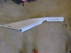 1997 Audi A8 LH Driver C Pillar Trim w/Grab Handle