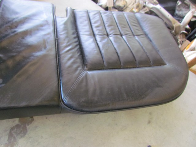 1997 Audi A8 Rear Heated Seat Bottom-Black Leather-NICE